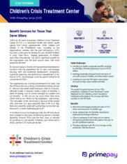 Preview of the Children’s Crisis Treatment Center Case Study