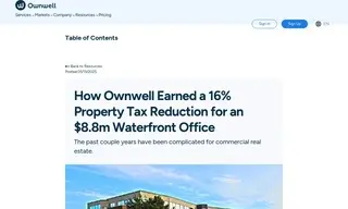 Preview of the Large Commercial Real Estate Company Case Study