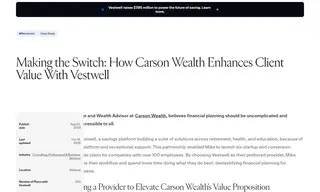 Preview of the Carson Wealth Case Study