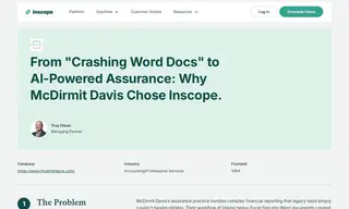 Preview of the McDirmit Davis Case Study