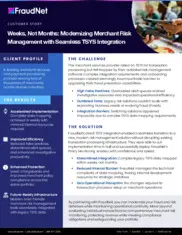 Preview of the Merchant Services Provider Case Study