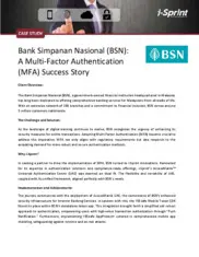 Preview of the Bank Simpanan Nasional Case Study