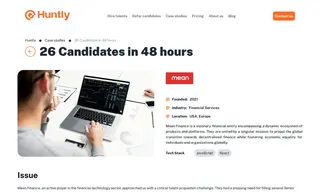 Preview of the Mean Finance Case Study