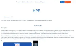 Preview of the HPE Case Study