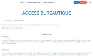 Preview of the Access Bureautique Case Study