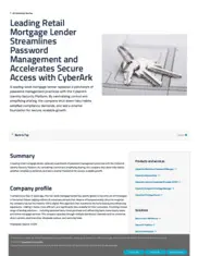 Preview of the Leading Retail Mortgage Company Case Study