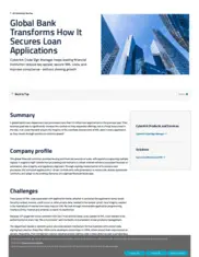 Preview of the Global Bank Case Study