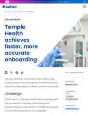 Preview of the Temple Health Case Study