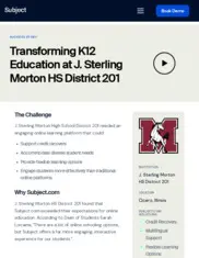 Preview of the J. Sterling Morton High School District 201 Case Study