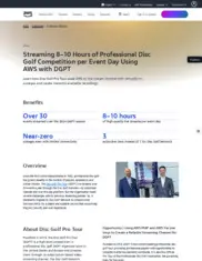 Preview of the Disc Golf Pro Tour Case Study