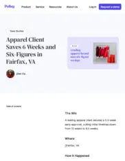 Preview of the Leading Apparel Brand Case Study
