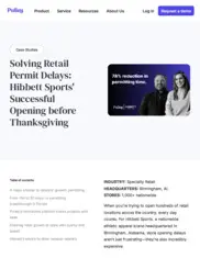 Preview of the Hibbett Sports Case Study