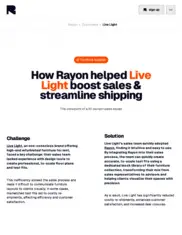 Preview of the Live Light Case Study