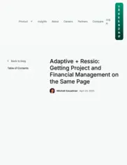Preview of the Adaptive Case Study