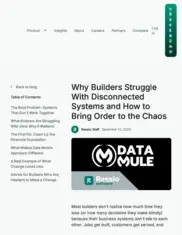 Preview of the Data Mule Case Study