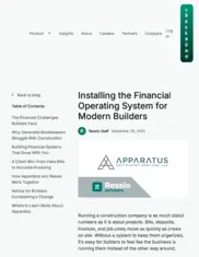 Preview of the Apparatus Case Study