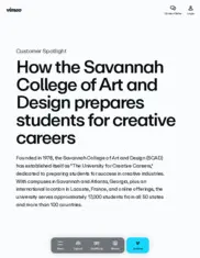 Preview of the Savannah College of Art and Design (SCAD) Case Study