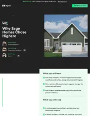 Preview of the Sage Homes Case Study