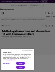 Preview of the Adelta Legal Case Study
