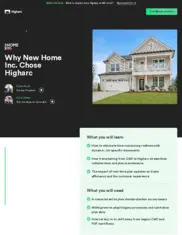 Preview of the New Home Inc. Case Study