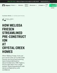 Preview of the Crystal Creek Homes Case Study