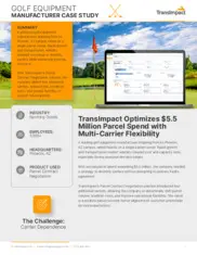 Preview of the Leading Golf Equipment Manufacturer Case Study