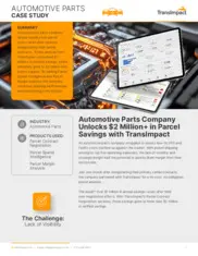 Preview of the Leading Automotive Parts Company Case Study