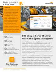 Preview of the Leading B2B Shipper Case Study