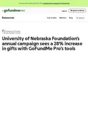 Preview of the University of Nebraska Foundation Case Study