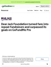 Preview of the Dear Jack Foundation Case Study