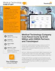 Preview of the Global Medical Technology Company Case Study