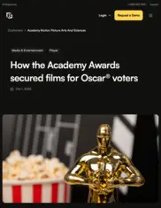 Preview of the Academy of Motion Picture Arts and Sciences Case Study
