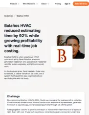Preview of the Bolaños HVAC Case Study