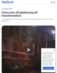 Preview of the Orica Case Study