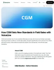 Preview of the CGM Case Study