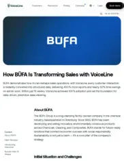 Preview of the BÜFA Case Study
