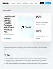 Preview of the DeepAI Case Study