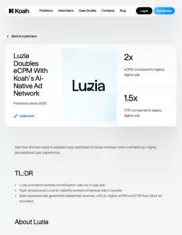 Preview of the Luzia Case Study