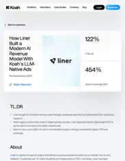 Preview of the Liner Case Study