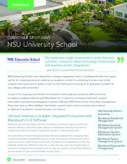 Preview of the NSU University School Case Study