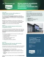 Preview of the Wickes Case Study