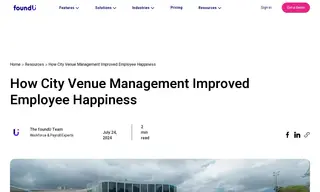 Preview of the City Venue Management Case Study