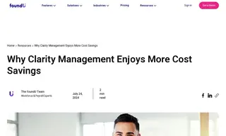 Preview of the Clarity Management Case Study