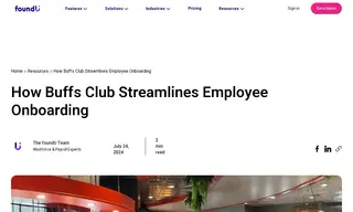 Preview of the Buffs Club Case Study