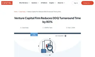 Preview of the Venture Capital Firm Case Study