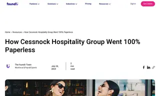 Preview of the Cessnock Hospitality Group Case Study