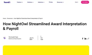 Preview of the NightOwl Case Study