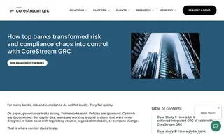 Preview of the Global UK Bank Case Study