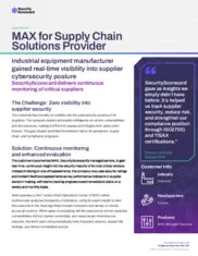 Preview of the Large Industrial Equipment Manufacturer Case Study