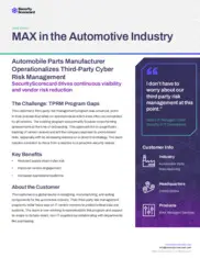 Preview of the Automobile Parts Manufacturer Case Study